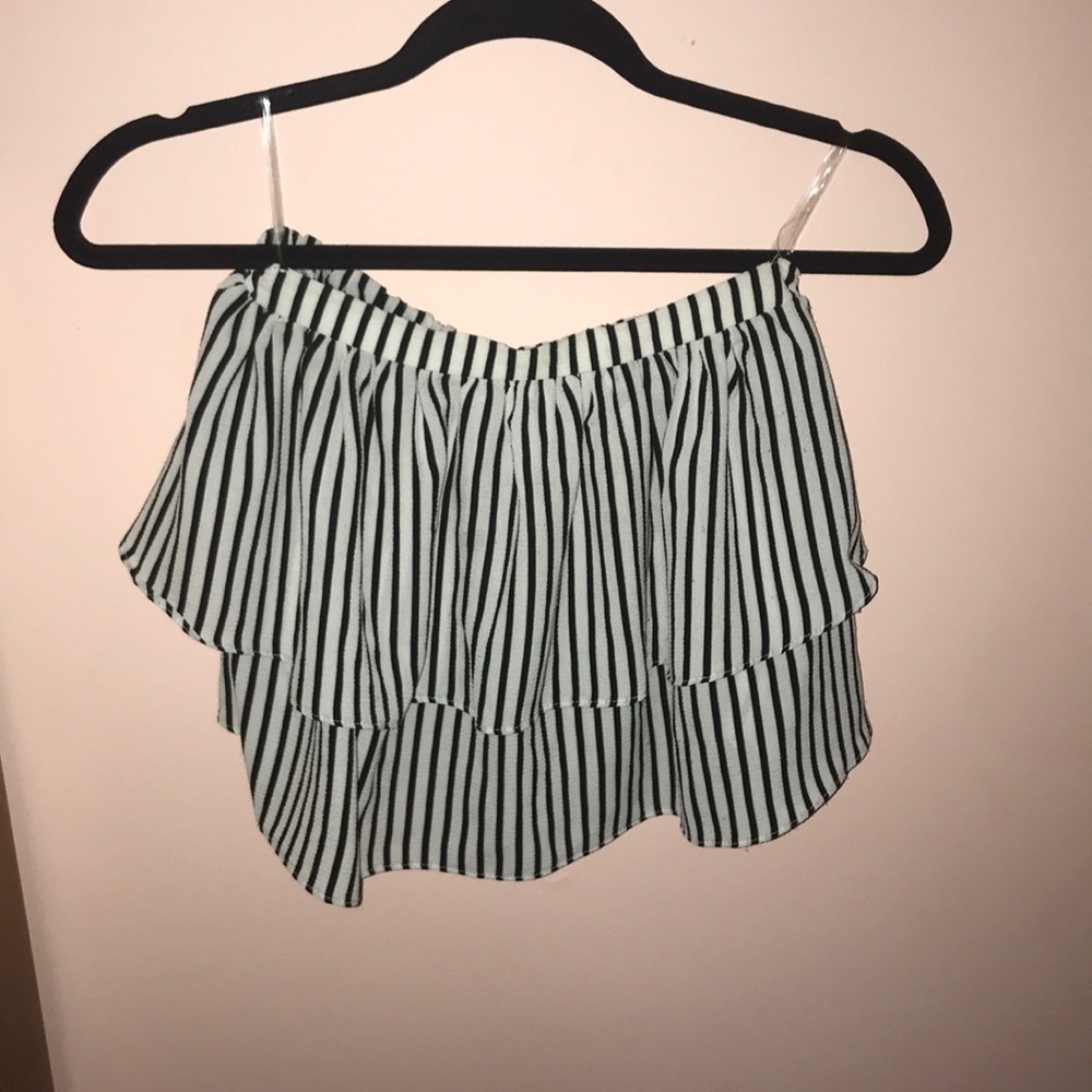 PacSun LA Hearts Off the shoulder crop top